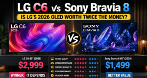 LG C6 vs Sony Bravia 8: Is LG’s 2026 OLED Worth Twice the Money?